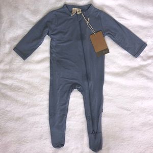 Kyte Baby Zipper Footie in Slate